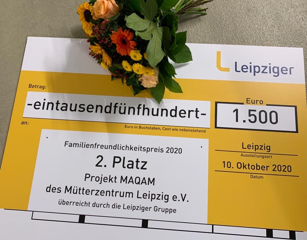 2020 10 10 Familienfreundlichkeitspreis MAQAM - FiZ Leipzig