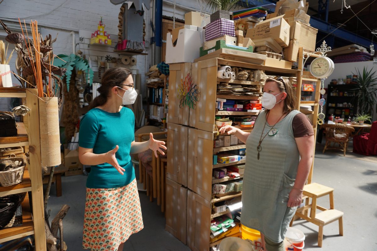 Nachbarschaftstour Restlos Claudia Maicher 1 - FiZ Leipzig