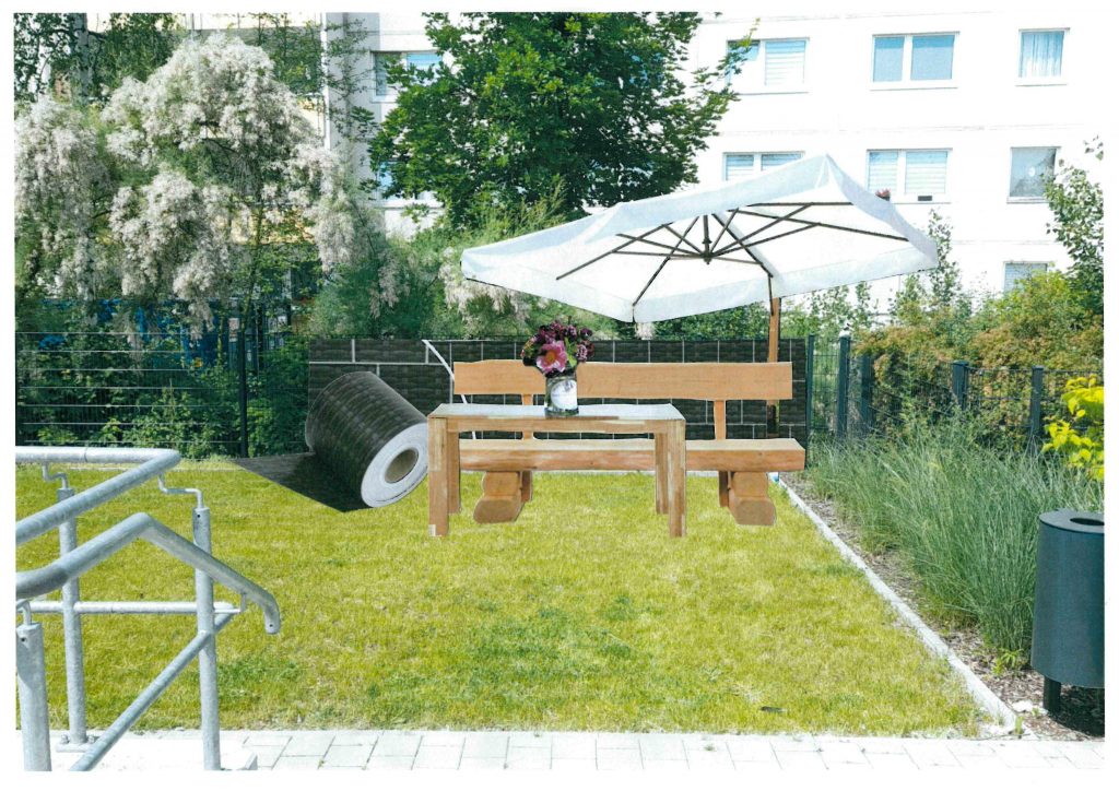 Spendenaufruf: Gartenmöbel für das Familienzentrum Thekla - FiZ Leipzig 2021 Spendenaufruf Garten - FiZ Leipzig