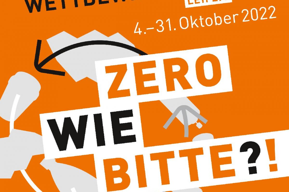 220919 SRL Wettbewerb Zero Waste Social Media 1080 1080 Orange - FiZ Leipzig