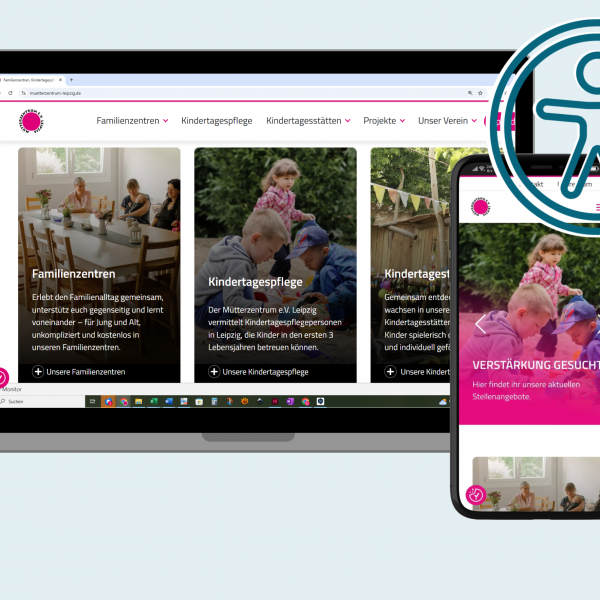 Mockup barrierefrei - FiZ Leipzig