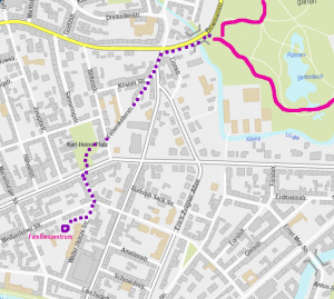 Karte Lauftreff - FiZ Leipzig