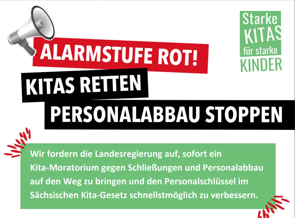 alarmstuferot kita aktionstag 2024 - FiZ Leipzig