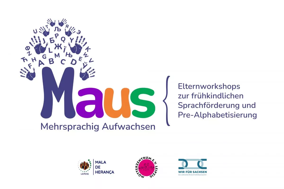 Das Logo von Maus - Mehrsprachig Aufwachsen.